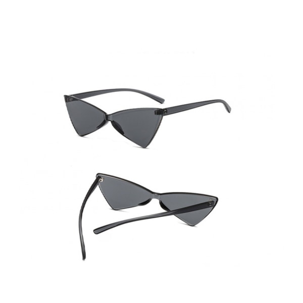 Triangellösa solglasögon i ett stycke transparenta solglasögon för kvinnor och män Det bästa valet för födelsedagspresenter och semesterpresenter