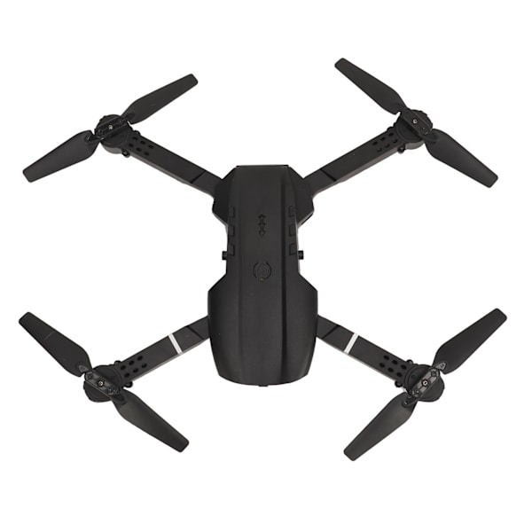 RC Drönare 4k Dubbel Kamera Quadcopter Wifi Fällbar Fjärrkontroll Quadcopter 3 Vägs Hindrande Undvikande Höjdhåll Leksaker Gåvor för Pojkar Flickor Svart