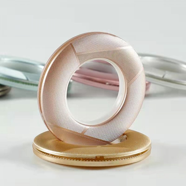 80 stk. gardinringe med øjer - indvendig diameter gardinringe nanoskala lav støj 3,14\" (8mm), guld