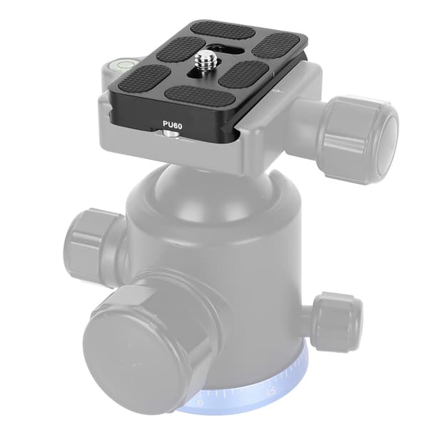 Aluminiumslegering Quick Release Plade Tilbehør Kompatibel med Arca-Swiss Standard PU60