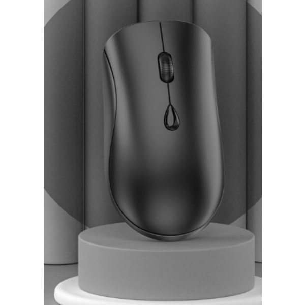 Trådlös mus, 2.4G brusfri mus med USB mottagare - Bärbar datormus för PC, surfplatta, bärbar dator med Windows-system - svart