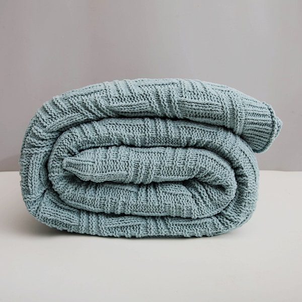 Paksu Heittopeitto - Pehmeä, Lämmin ja Hengittävä Fleecepelletti Polvipeitto Elegantilla 3D-Kuvioinnilla Sängylle, Sovalle - Heittopeiton Koko 59\"×79\"