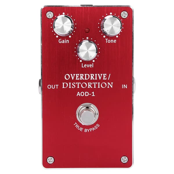 Mini Space Portable Overdrive Distortion Tone Elektrisk Pedal Gitarr Effektor Pedaler