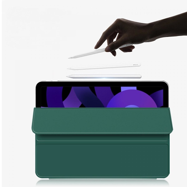 Magnetiskt Fodral För Ipad Air 5/ 4 10.9 Tum, Smalt Smart Folio Trifold Stativfodral, Automatisk Sömn/Vakna, Stöd För 2:a Generationens Apple Pencil Laddning