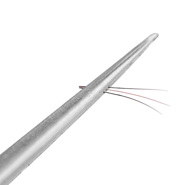 6 Kokoa Luonnollinen Pehmeä Sekoitettu Claret Teko-ripsien Pidennys Pitkät Teko-ripset 0.05C 13mm