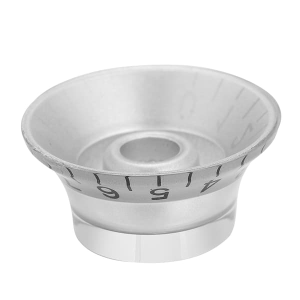 4 stk. Speed Tone Volume Control Knobs til elektrisk guitar sølv