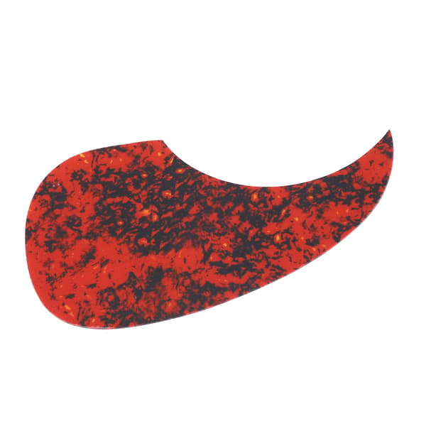 Gitarr Komma Pickguard PVC Slitstark Anti Scratch Stylish Gitarr Pick Guard Ersättning 128mm Blodröd
