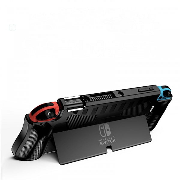 Switch oled fodral NS Nintendo OLED spelkonsol integrerat skyddsfodral TPU skyddande