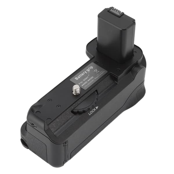 Vertikalt batterigrep ABS Kamerabatterigrep Holder For A6000 A6300 A6400 A6100 A6500