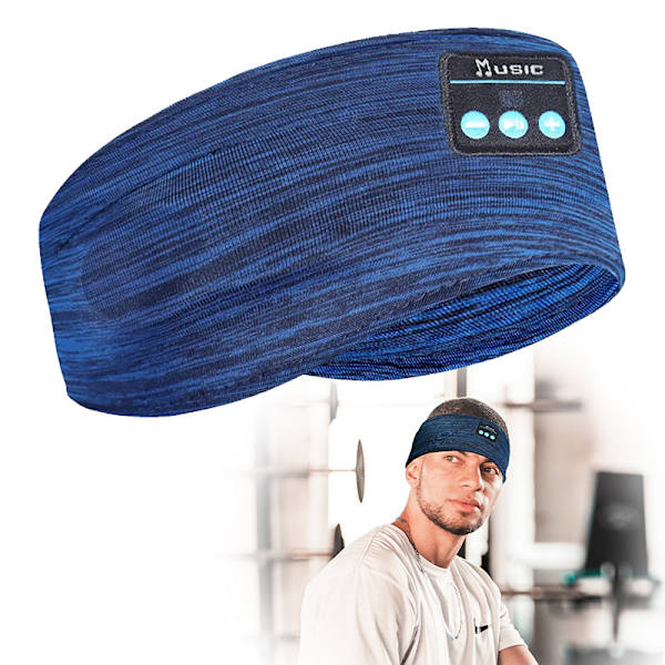 Unikuulokkeet, Bluetooth-urheilupanta kuulokkeet erittäin ohuilla HD-stereoäänikaiuttimilla, täydelliset nukkumiseen, treenaamiseen, lenkkeilyyn, joogaan,