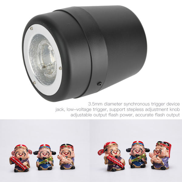 NiceFoto E-100 Studioblixt 120W 5500K GN28 E27 (110V)