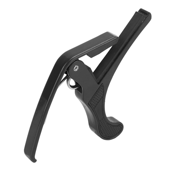 Gitarr Capo Alloy Snabbkoppling Elektrisk Gitarr Capo Set med 2PCS Gitarrplektrum för Banjo Mandolin Svart