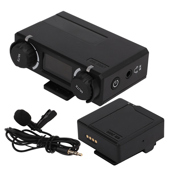 MOMA Lark 150 Trådlös Lavalier Mikrofon 2,4 GHz Digital TX RX Combo Kit Mic för DSLR-kamera