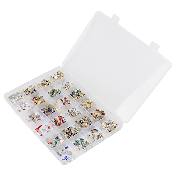 Negle Rhinestones Kit Nem Anvendelse DIY Bærbar Letvægts Praktisk Charmerende Robust Holdbar Negle Sten Til Kvinder