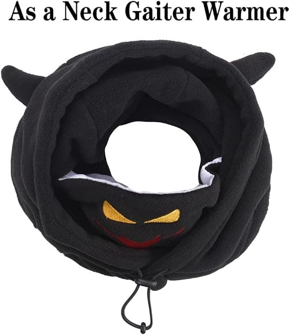 Barnens vintervarma ridhatt Balaclavahatt Pulloverhatt Tjockad polarfleece kall hatt