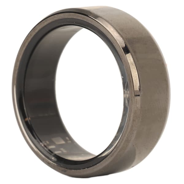 Smart Ring Helse Tracker Skrittelling Søvnkvalitetsovervåking IP68 Vanntett Helsesring Med Ladeetui for Android for IOS Svart Størrelse 8