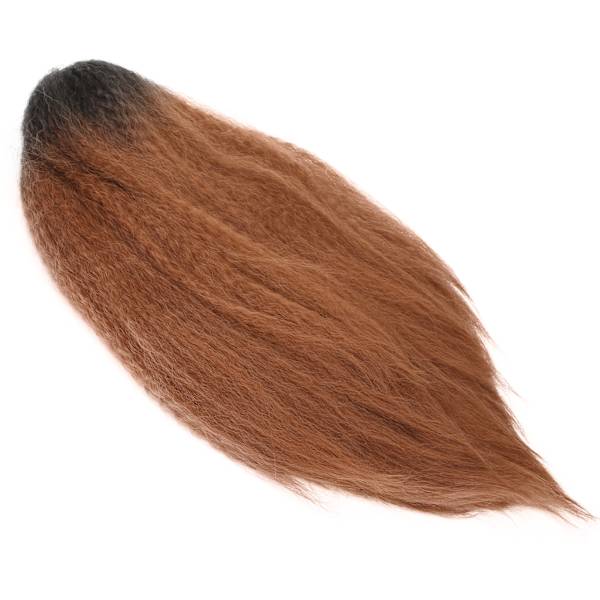 Brun Gradient Peruk för Kvinnor, Högtemperaturfiber, Lång Lockig, Trendig Syntetisk Peruk