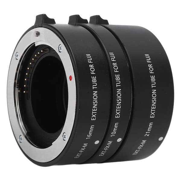Autofokus makroforlængerrør adapterring 10mm+16mm+21mm til Fujifilm X-mount objektiver