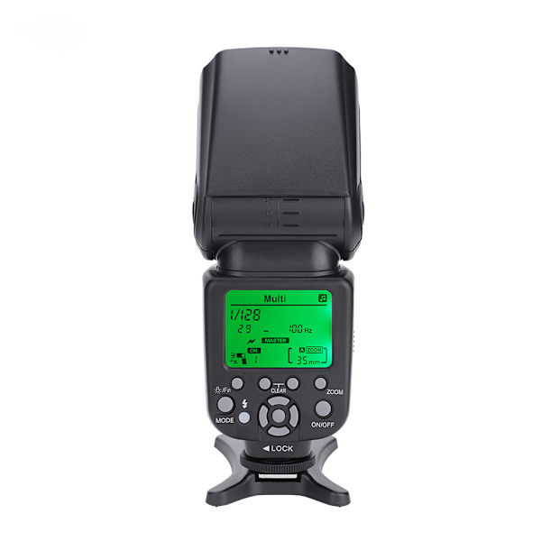 Zomei ZM860T Speedlight Flash LCD-skärm TTL Speedlite för Canon Nikon DSLR-kamera