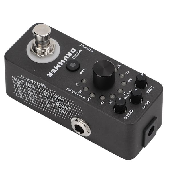 Trummaskin Pedal 121 Trumloopar Elektrisk Gitarr Monoblock Effekt med True Bypass 95mA