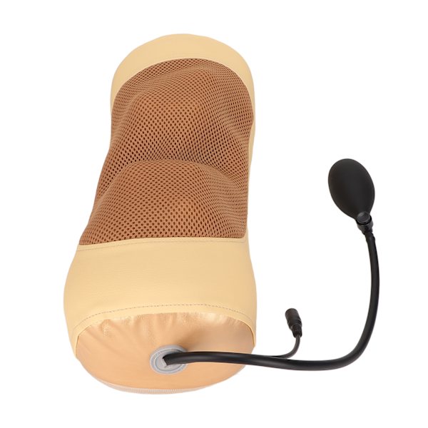 Elektrisk nakkemassagepude, varm komprimering, vibrationsmassagepude til talje, ryg, ben, 110-240V US-stik