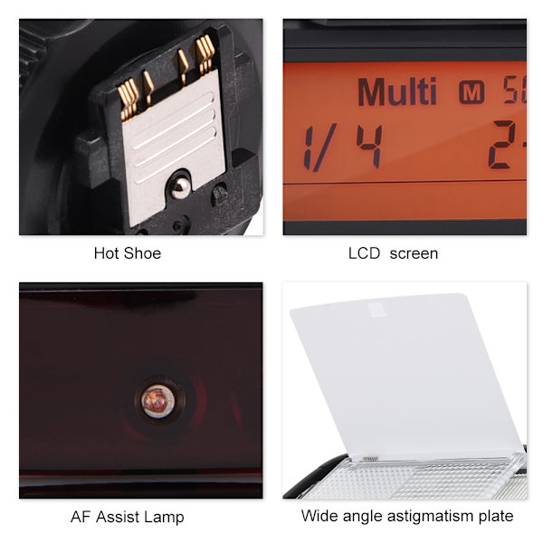 TTL Trådlös Kamerablixt Speedlite HSS Batteridriven (O)
