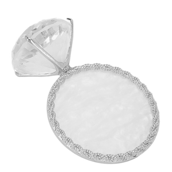 Kynsilakkalevy Resin Värien Sekoittamiseen Hieno Kynsilakka Väri Maalaus Palette Valokuvaus Tarvikkeet Hopea