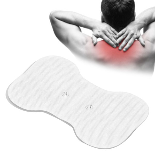 Snap Electrode Pad Icke Vävda Tyg Mjuk Andningsbar Återanvändbar Midja Elektrodplåster för Terapimassager