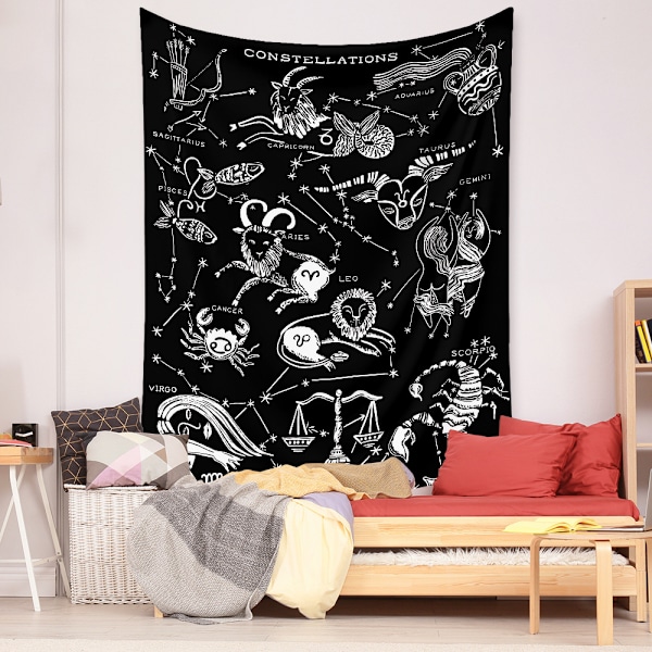 Kunst Hjem Innredning Gaver Mandala Bohemian Tapestry Egnet for Soverom Dekorasjon（1101-11，39 x 59 tommer）