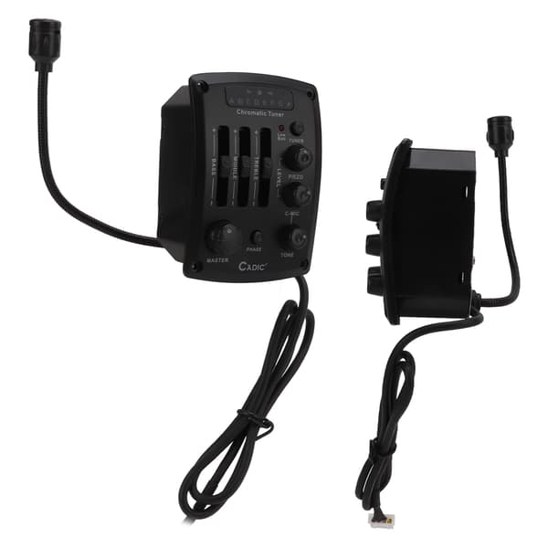 Gitarr pickup equalizer plast elektroniska komponenter svart musikinstrument tillbehör