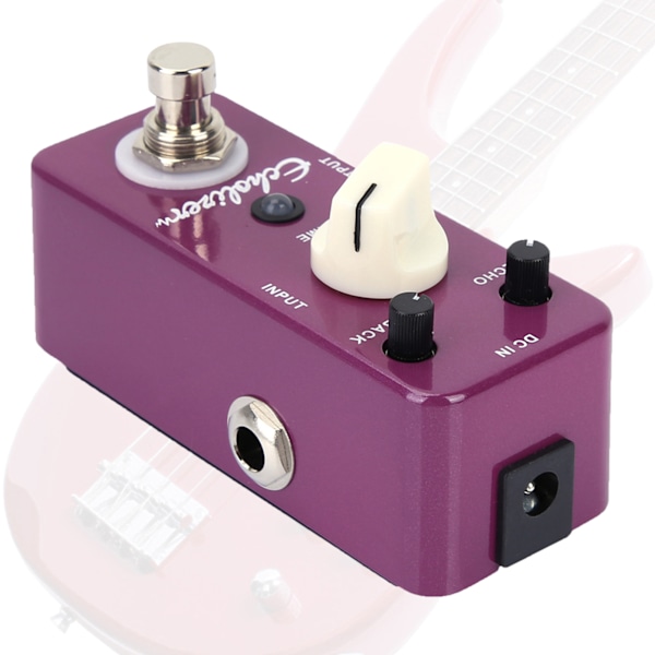 Helt metallhölje Delay Distortion Effects Pedal Elektrisk gitarrtillbehör