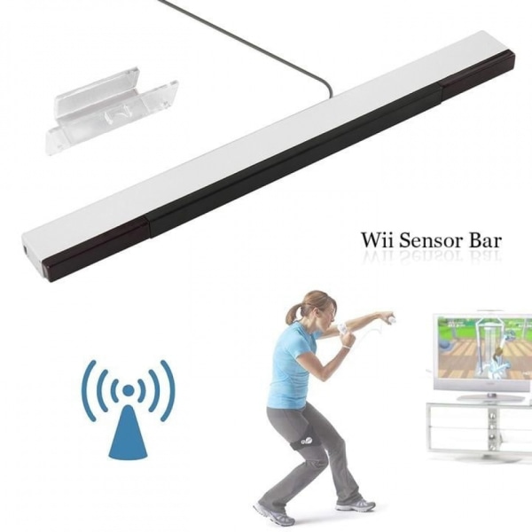 Populära videospelstillbehör Wii Sensor Bar PP Trådbunden Infraröd Sensor Bar