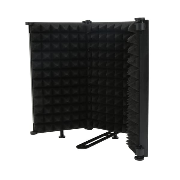 Mikrofonisolasjonsskjold Sammenleggbart Studioopptak Mikrofonisolasjonsskjold Mikrofonvindskjermplate Lydabsorberende Deksel
