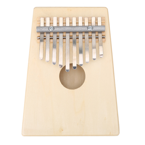 Tradisjonell 10-nøklers tommelpiano for barn, musikkinstrument, akkompagnement (trefarge)