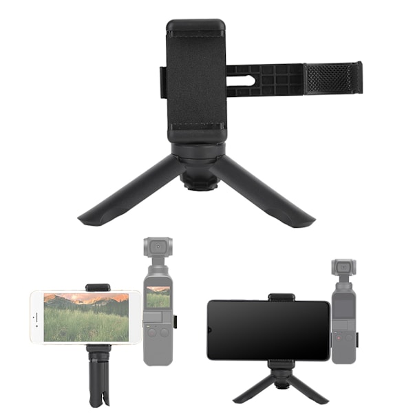 Mobiltelefon Säkra Fäste Klämma Fäste Montering Skrivbordsstativ För DJI OSMO Pocket