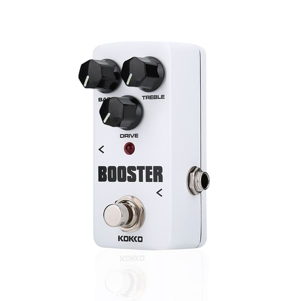 KOKKO FBS2 Mini Booster 2 Band EQ Gitarr Effekt Pedal Gitarr Tillbehör
