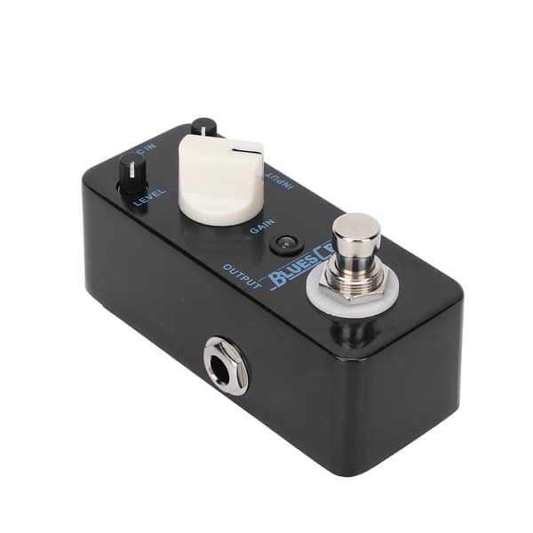 Effektpedal Blues Crab Classic Overdrive Mini Single Instrument Tilbehør Sort