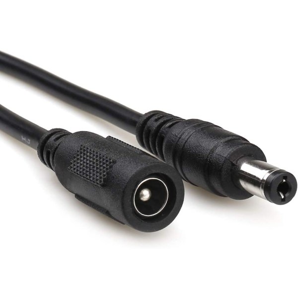 CCTV 5m(16.4ft) 2.1x5.5mm Dc 12v Power Extension Cable for CCTV Security Cameras IP Camera Dvr Standalone(2 pack)