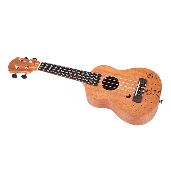 Bærbar og holdbar 21\" Astronaut Design Mahogni Sopran Ukulele Gave