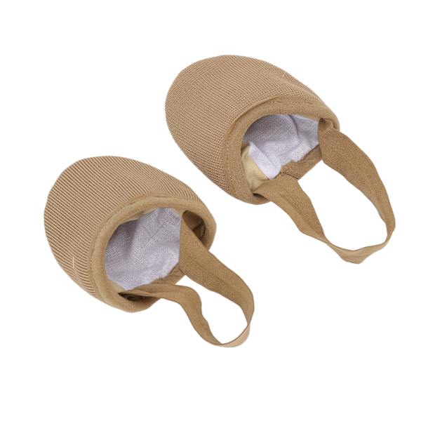 Halvsula Dansko Breathable Stretchy Halksäker Halvsula Ballettofflor för Dans Yoga Träning Hudfärg S
