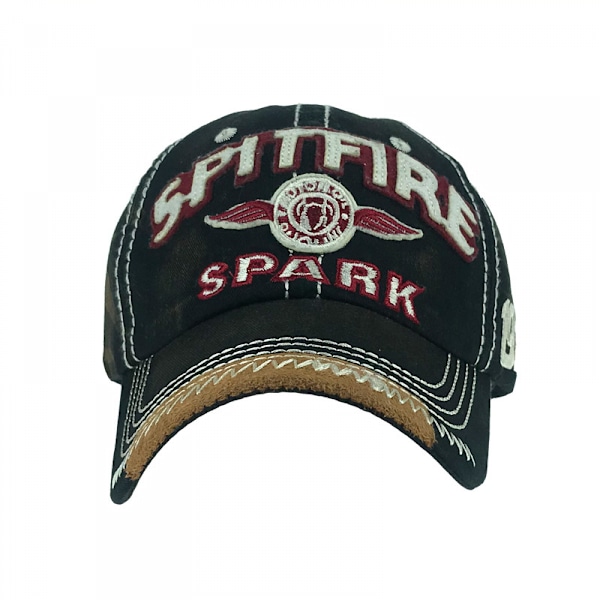 Retro vasket og farget bomullscaps med justerbar baseballcaps