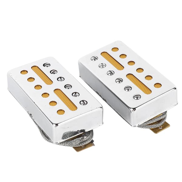 2 set elektriska gitarr pickup singel spole klart ljud 6 hål pickup instrument tillbehör för utbyte