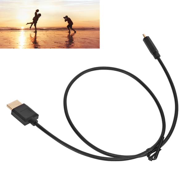 HD Multimedia Interface til Micro HD Multimedia Interface Kabel A til D Tovejs Transmission HD Multimedia Interface 2.0 10.2Gbps 4K 2K 60HZ 0.6m/1.97ft