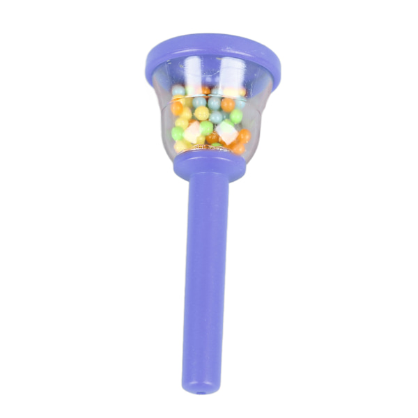 Barn Hand Bell Barn Grip Träning Plast Hand Percussion Bell för Tidig Utbildning W217 Blå