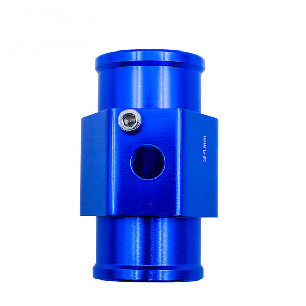 Aluminium Sort Vand Termometer Adapter Rør Radiator Sensor Adapter Klip - SW40 - Blå (2-pak)