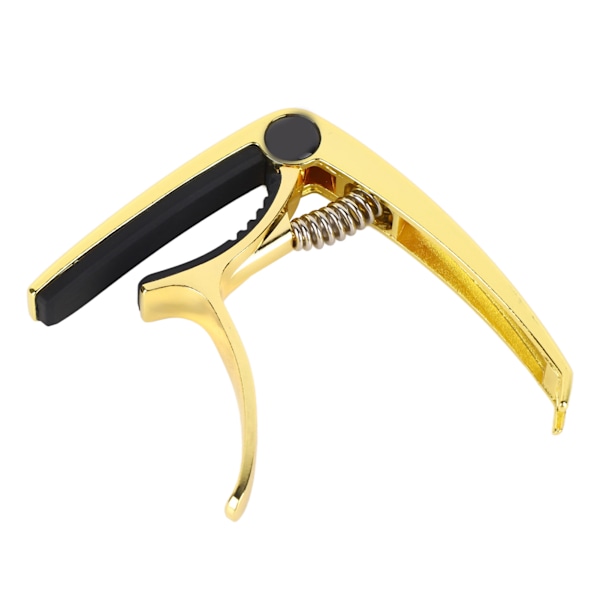 Gitarr Capo Metall Justerbar Fjäderspänning Capo för Akustisk Elektrisk Ukulele Bas Guld