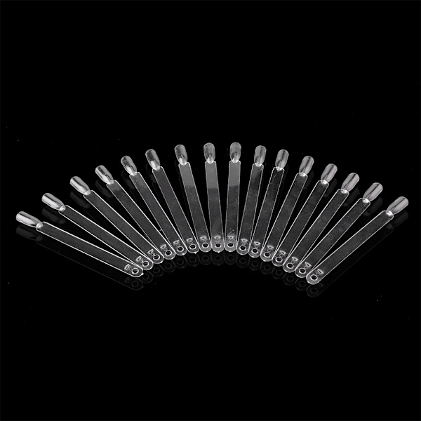 Falsk Display Neglekunst Vifte Hjul Polish Øvelse Tip Sticks Design Dekor Sæt