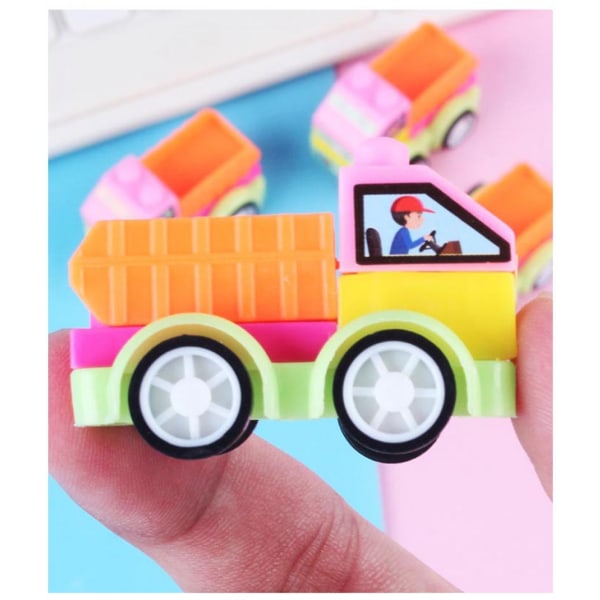 Bygglastbilsleksaker för 1 2 3 4 5 6-åriga pojkar, power leksaksfordon i lastbil, toddler bil