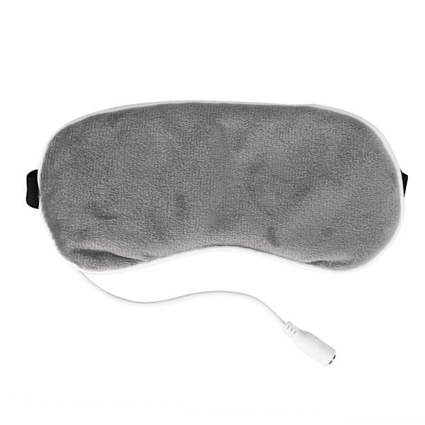 USB-lämmittimellä varustettu höyry silmäpeite laventelin tuoksulla, silmähieronta, uni, matkustus, kannettava, harmaa