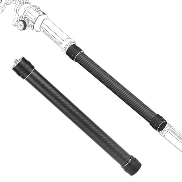 Kolfiberförlängningsstång Monopod för Dji Ronin S Stabilisator Handhållen Gimbal